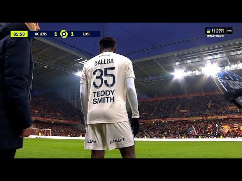 Carlos Baleba 5 minute cameo vs RC Lens (AWAY) 1080p