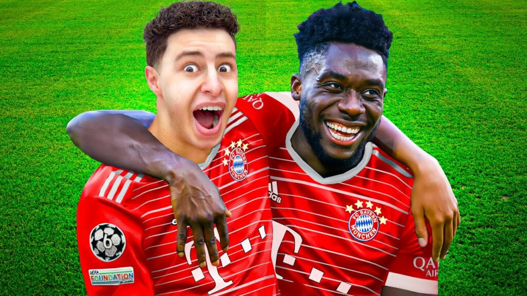 I Met Alphonso Davies At Bayern Vs. PSG