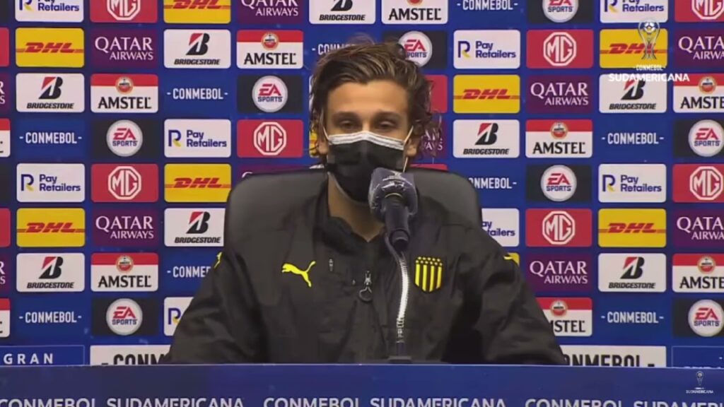 Agustin Canobbio habló tras la clasificación de Peñarol a semifinales de la Sudamericana