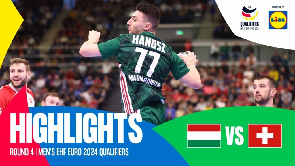 Hungary vs Switzerland | Round 4 | Men's EHF EURO 2024 Qualifiers