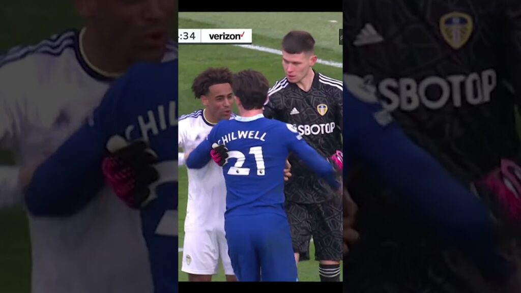 Chilwell got angry to Tyler Adams