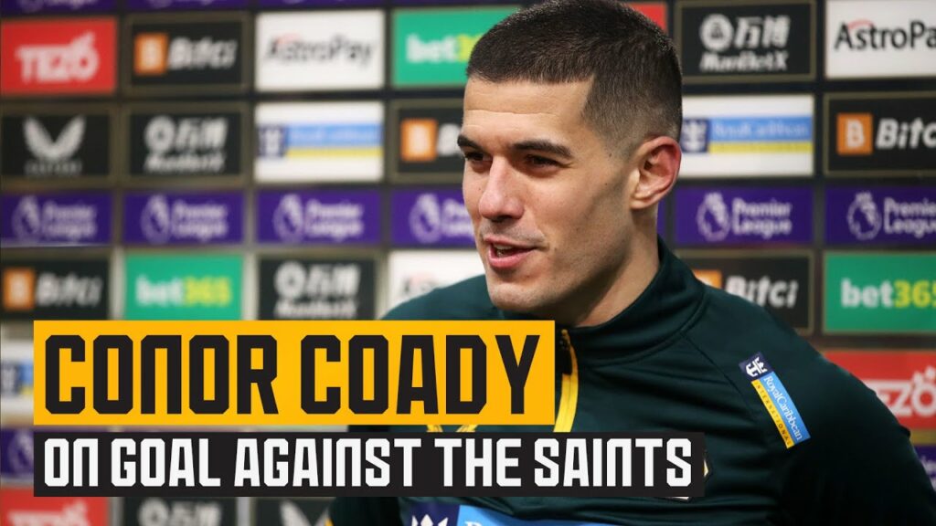 Goalscorer, Conor Coady, on Saturday's win over Southampton