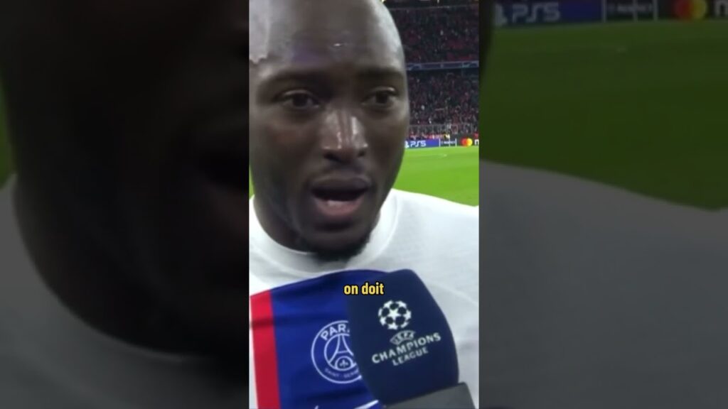 La réaction de Danilo pereira après l'élimination du PSG face au Bayern