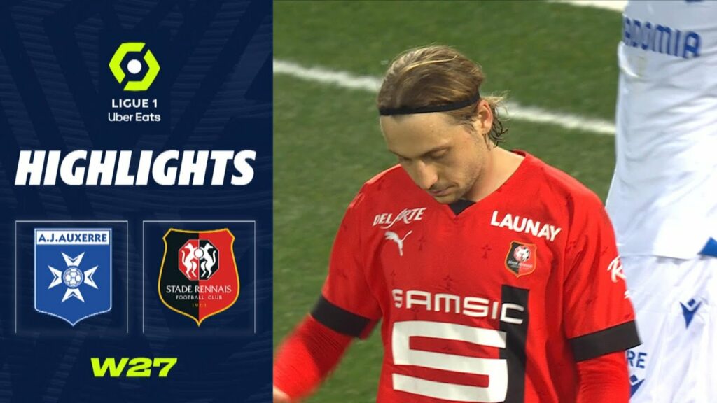 AJ AUXERRE - STADE RENNAIS FC (0 - 0) - Highlights - (AJA - SRFC) / 2022-2023