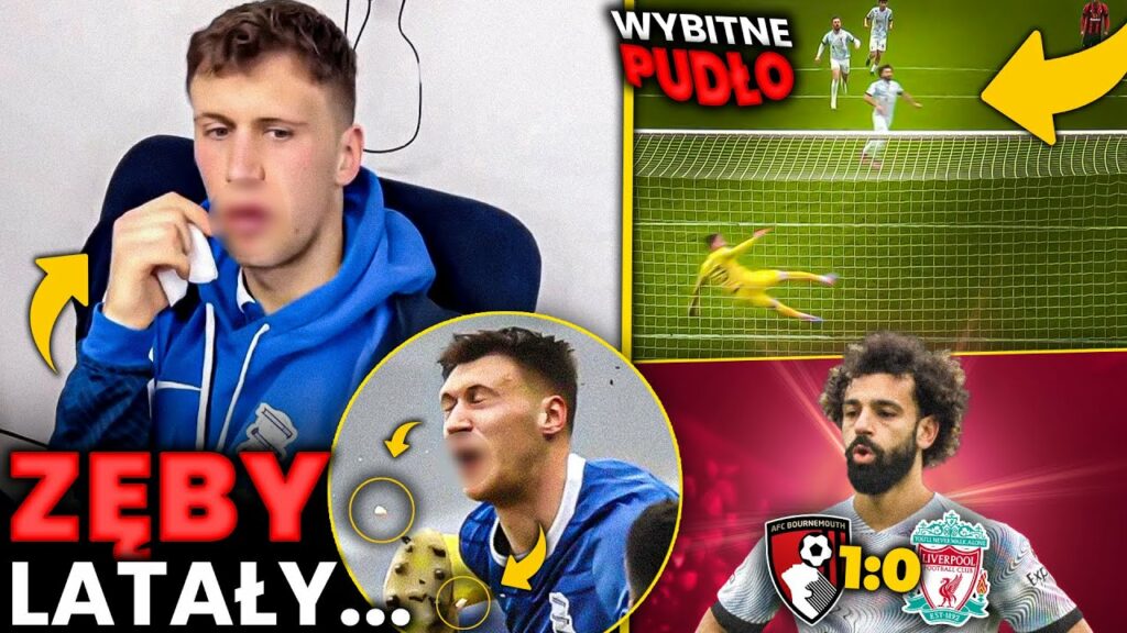 Krystian Bielik STRACIŁ DWA ZĘBY... Salah ZMARNOWAŁ rzut karny! Kylian Mbappe URATOWAŁ PSG!