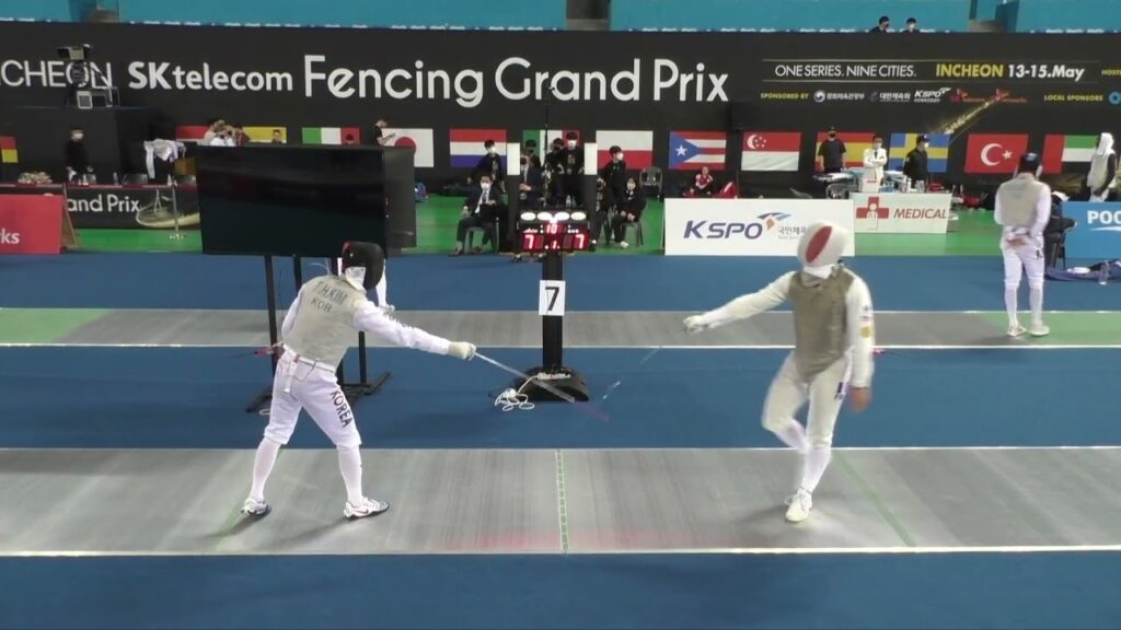 2022 145 T64 22 M F Individual Incheon KOR GP 7 PAUTY FRA vs KIM KOR