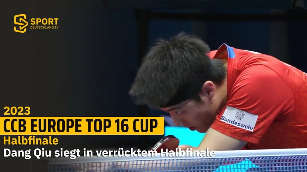 Re-Live: Halbfinale im Europe Top 16 - Dang Qiu gegen Liam Pitchford gefordert | SDTV Tischtennis