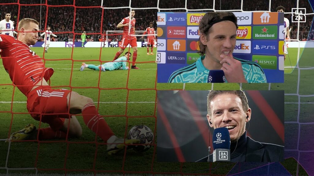 Nagelsmann und Sommer reagieren auf De Ligts unglaubliche Rettungstat | DAZN