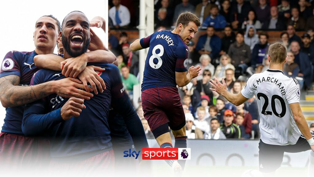 Outrageous Ramsey goal as Arsenal run riot! 😍  | Fulham 1-5 Arsenal | PL Vault, 2018