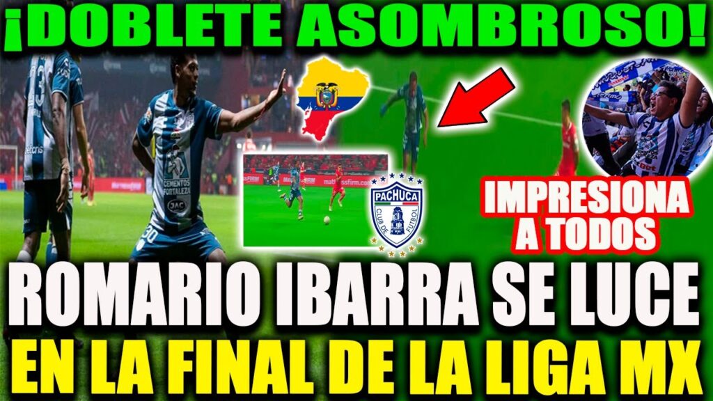 GRANDE ROMARIO IBARRA ANOTA DOS GOLAZOS Y  ESTA A PUNTO DE SER CAMPEÓN EN MÉXICO