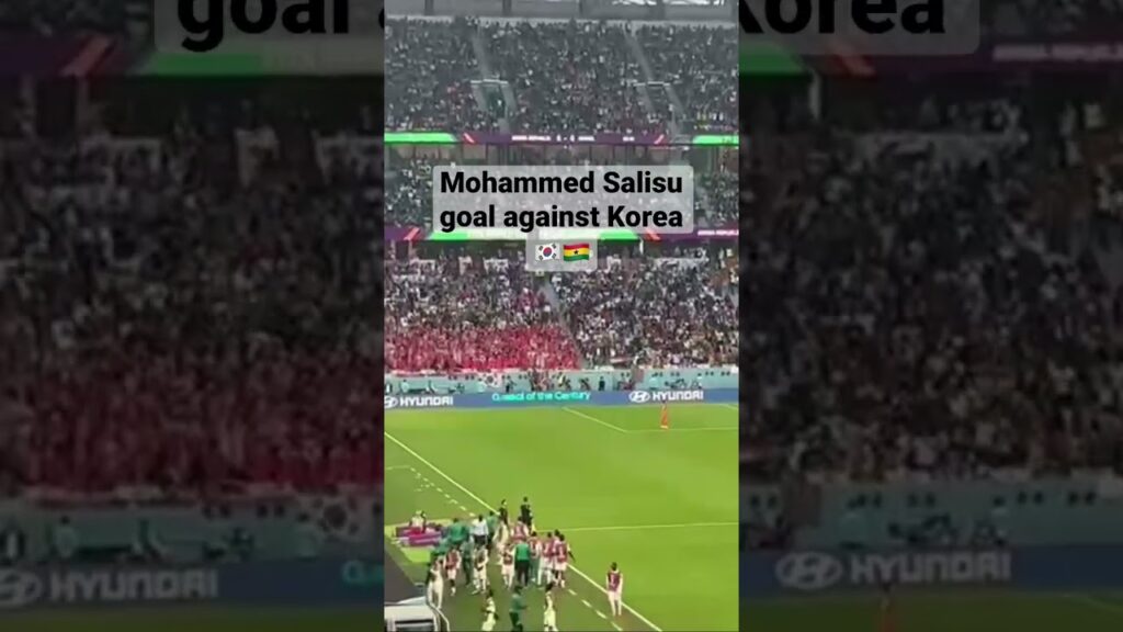 🇬🇭Mohammed Salisu goal against South Korea 🇰🇷