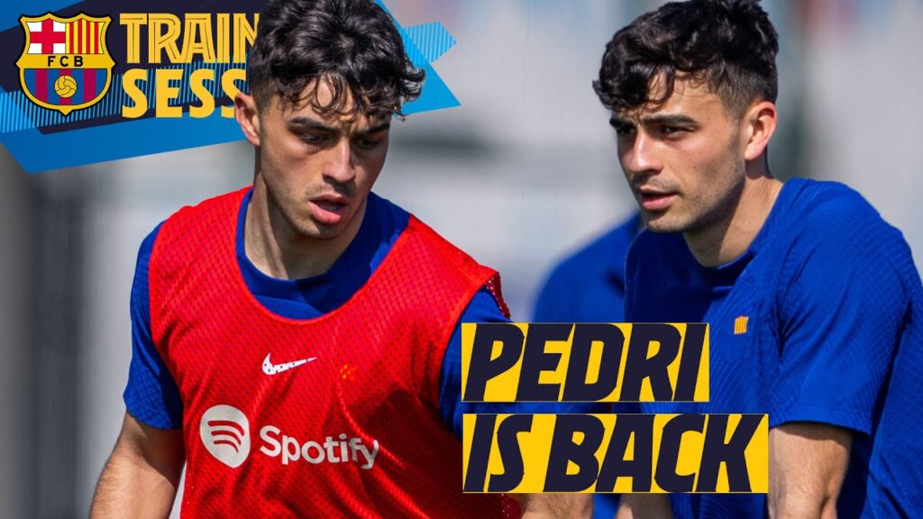 PEDRI RETURNS TO TRAINING! 🔥💪