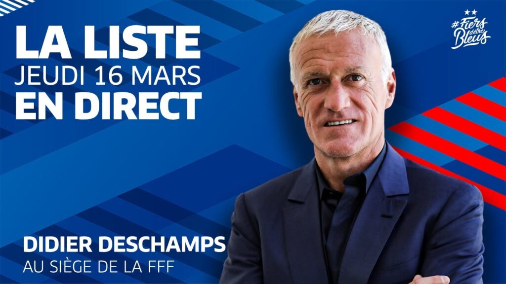 Le replay de la conférence de presse de Didier Deschamps