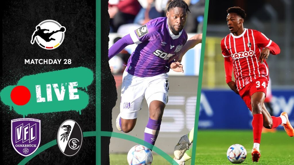 LIVE 🔴 - VfL Osnabrück - SC Freiburg II | Full Game | 3rd Division 2022/23 | Matchday 27