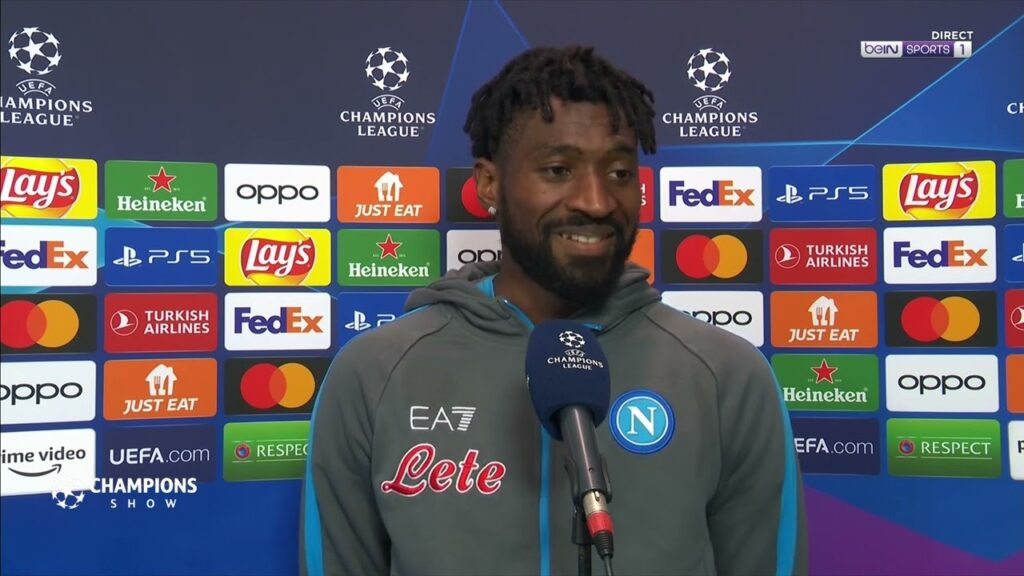 Naples - Francfort / André-Frank Zambo Anguissa : "Nous sommes contents de donner ça aux supporters"