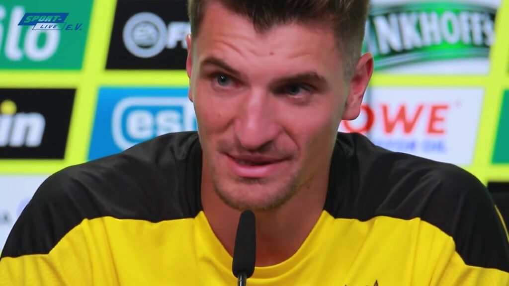 Thomas Meunier wird bei Borussia Dortmund vorgestellt