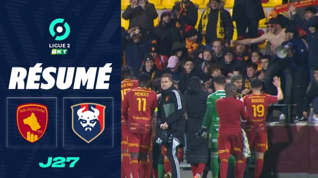 RODEZ AVEYRON FOOTBALL - STADE MALHERBE CAEN (3 - 2) - Résumé - (RAF - SMC) / 2022-2023