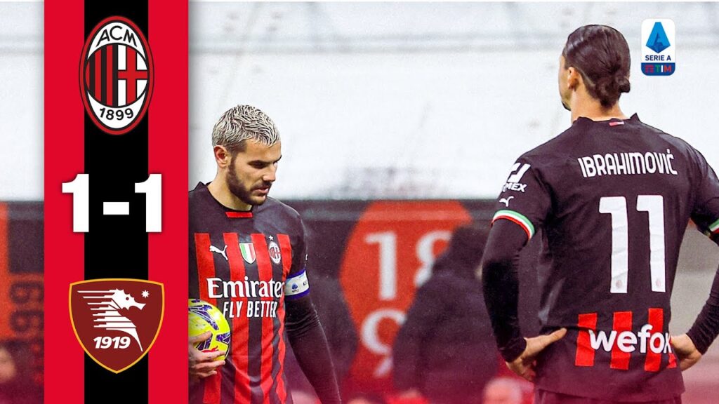 Giroud scores but it's a draw | AC Milan 1-1 Salernitana | Highlights Serie A