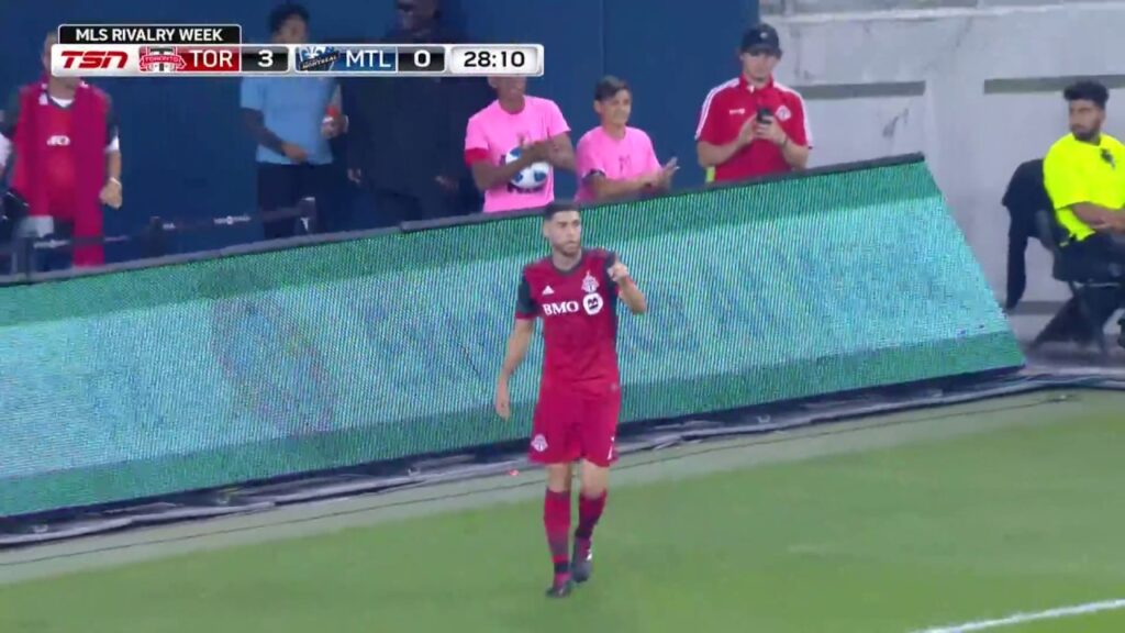Jonathan Osorio Goal - August 25, 2018