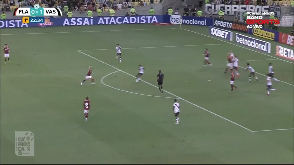 GOLAÇO DO FLAMENGO! ARRASCAETA PEGA DE PRIMEIRA E EMPATA O CLÁSSICO