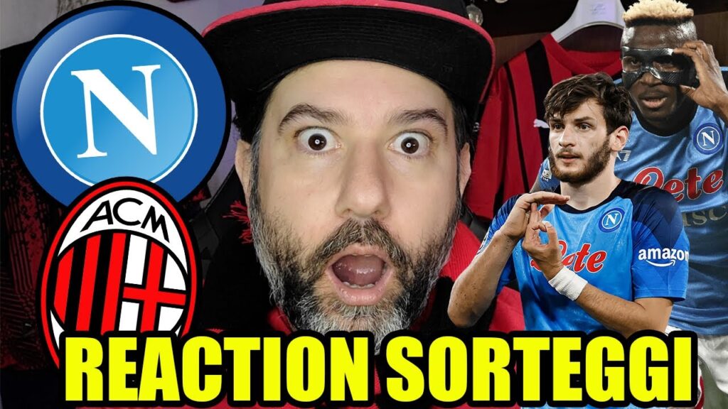 ODDIOOOO!!! MILAN-NAPOLI || REACTION SORTEGGI CHAMPIONS LEAGUE