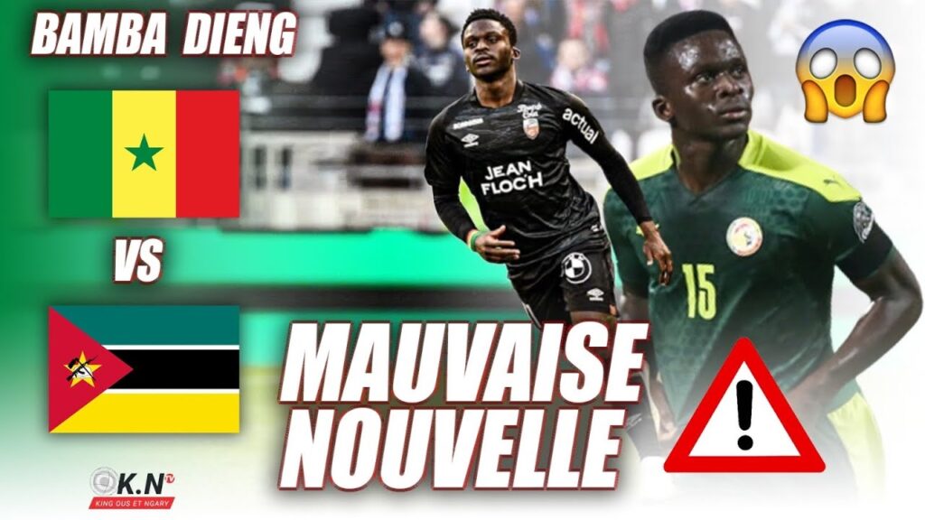 BAMBA DIENG se blesse encore sur son genou et pourrait être absent de la ...: Ter Stegen fait saute