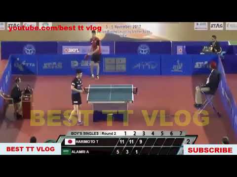 2018 YOG Continental Qualification Asia [MS] HARIMOTO Tomokazu vs ALAMRI Abdulaziz - Full Macth