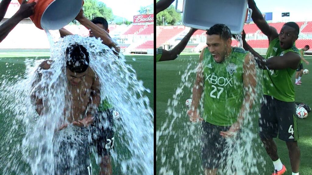 DeAndre Yedlin & Lamar Neagle Complete the ALS Ice Bucket Challenge