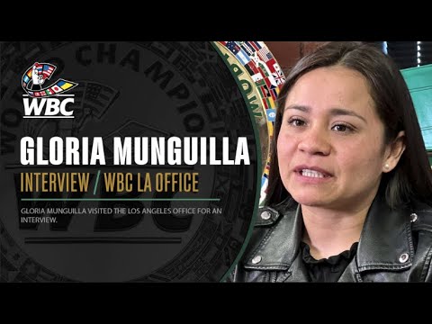 Gloria Munguilla interview at the WBC LA Office