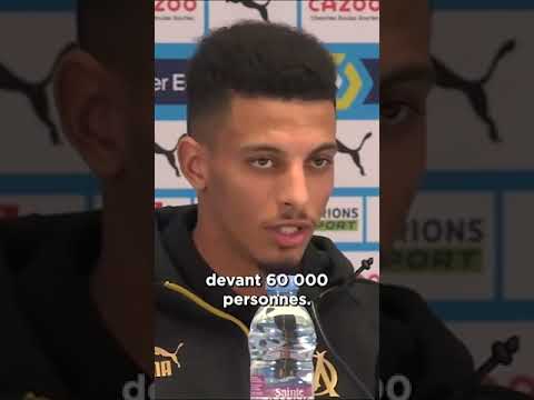 😍 Azzedine Ounahi déjà amoureux du Vélodrome ! #shorts