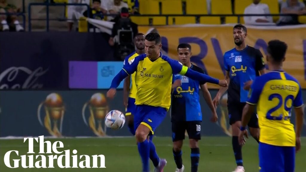 Cristiano Ronaldo booked for punting ball away during Al Nassr win
