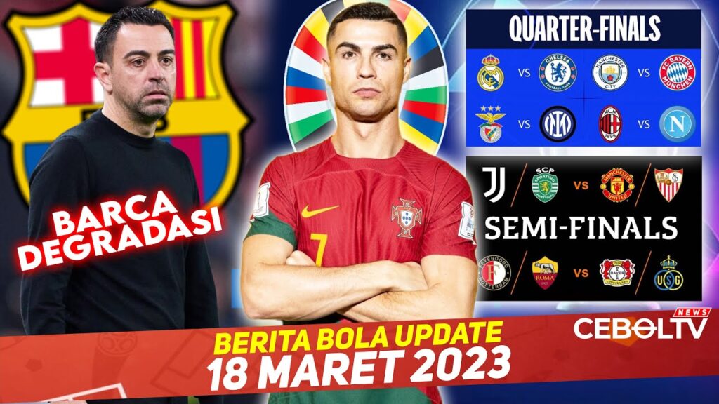 Cristiano Ronaldo main di Euro 2024 ❗ Hasil Drawing Perempat Final UCL ❗ Barca Terancam Terdegradasi