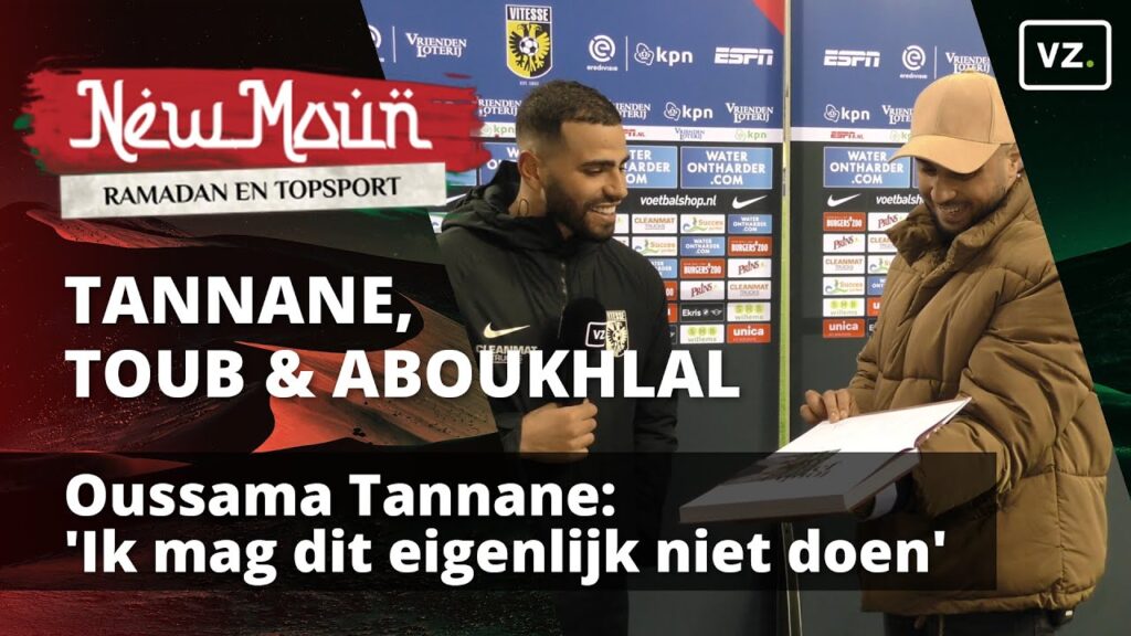 Oussama Tannane: 'Ik mag dit eigenlijk niet doen'