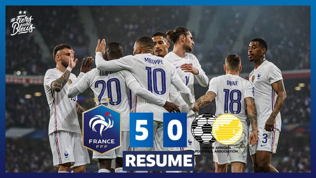 France 5-0 Afrique du Sud