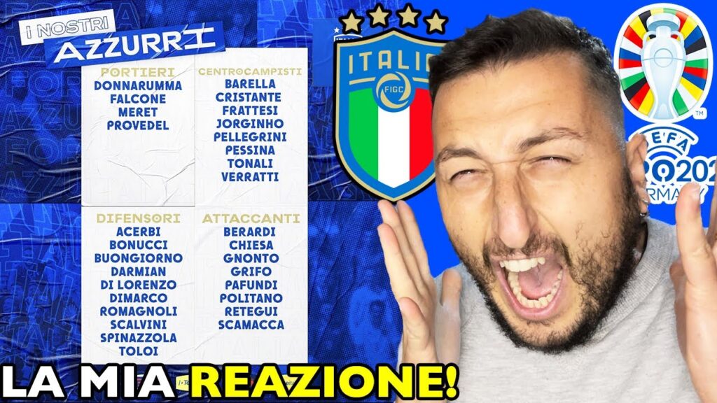 😱 La MIA REAZIONE ai CONVOCATI dell'ITALIA di MANCINI‼️ VS INGHILTERRA e MALTA [EURO 2024]