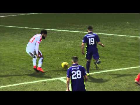 Striker misses unbelievable open goal!