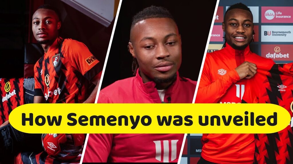 How Antoine Semenyo was unveiled by Bournemouth and first interview How Antoine Semenyo was unveiled by Bournemouth and first interview
