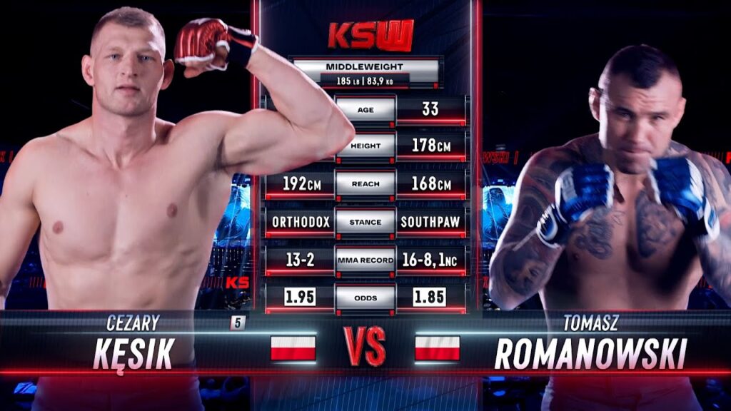 KSW Free Fight: Tomasz Romanowski vs Cezary Kęsik | XTB KSW 78