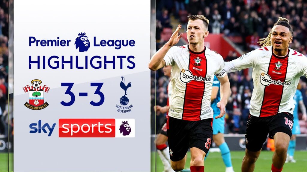Saints’ late leveller STUNS Spurs! 🤯 | Southampton 3-3 Tottenham | EPL Highlights