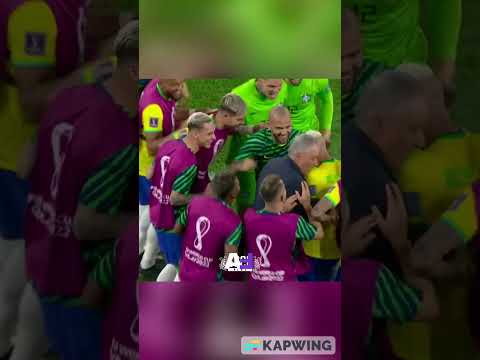 Brazilian Coach Tite dancing The Pigeon Richarlison Celebration #shorts #football #brazil