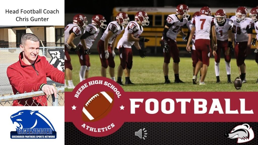 Beebe Badger Head Football Coach Chris Gunter