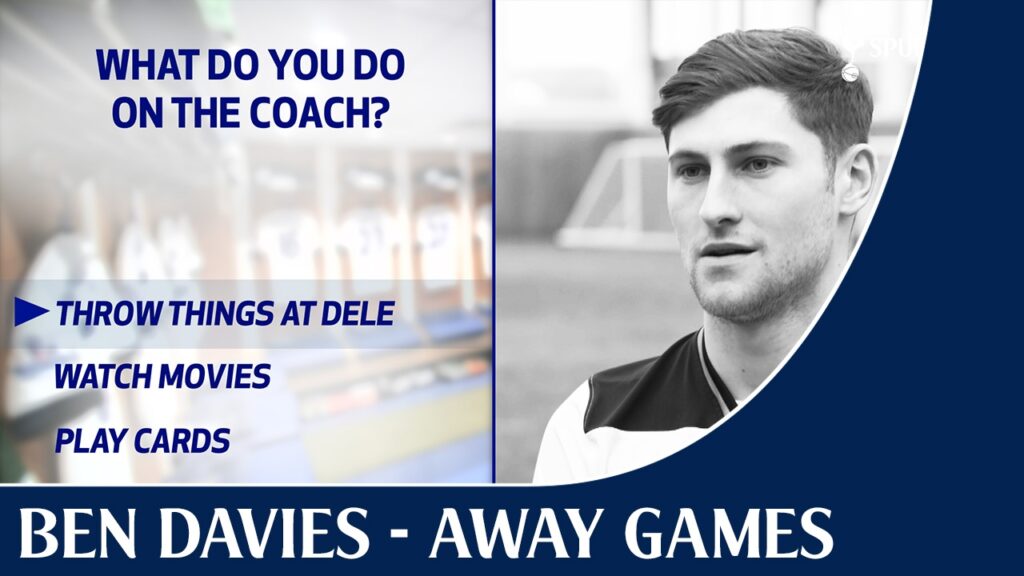 Why does Ben Davies like away games?