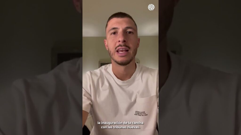 EL SALUDO DE GUIDO RODRÍGUEZ PARA LOS HINCHAS DE RIVER: "Aguante Argentina y aguante River" 💪