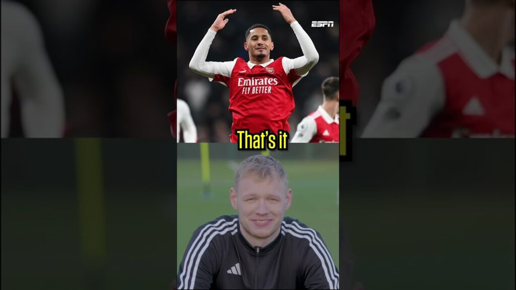 Aaron Ramsdale describes his Arsenal team mates with one word 😂 | ESPN FC