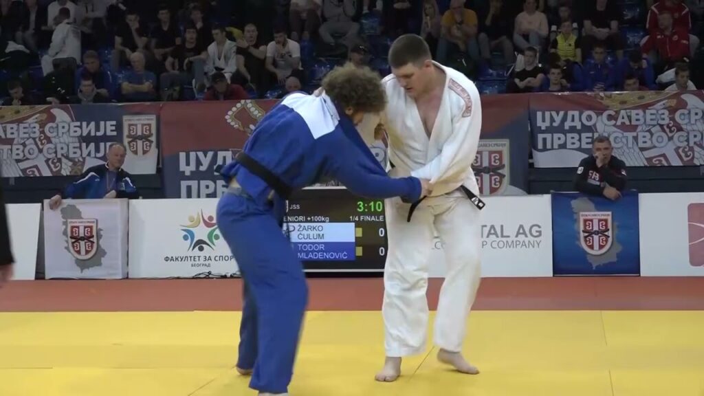 Žarko Ćulum RAK Todor Mladenović BLB 1:0 +100kg #ŠampionatSrbijeSeniori2023