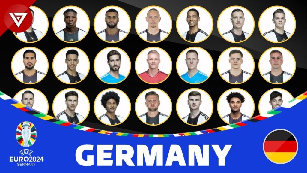 GERMANY Squad for UEFA EURO 2024 Qualifying