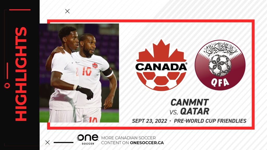 HIGHLIGHTS: CanMNT vs. Qatar in pre-FIFA World Cup friendly (Sept. 23, 2022)