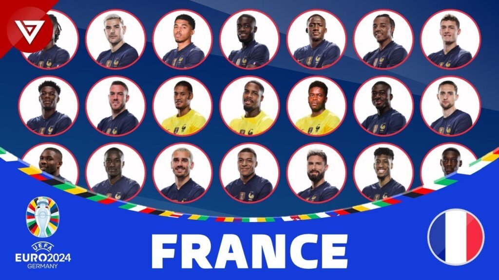 FRANCE Squad for UEFA EURO 2024 Qualifying