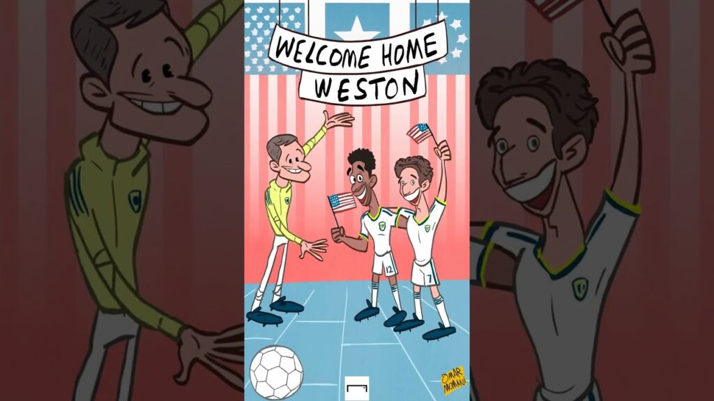 Weston McKennie joins his Americans teammates in Leeds United #shorts #football #leedsunited #usmnt