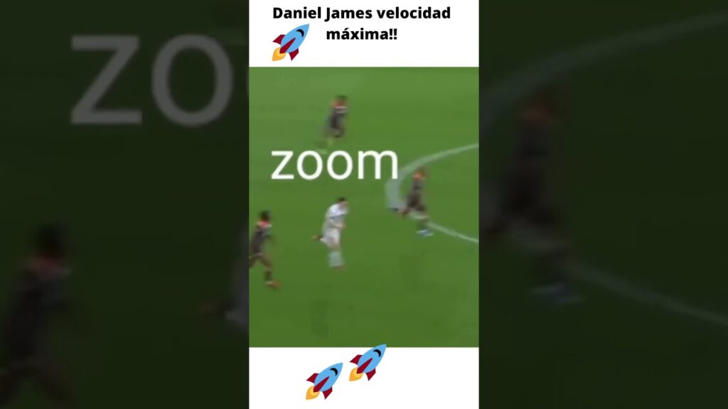 Daniel James velocidad máxima